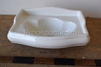 White washbasin