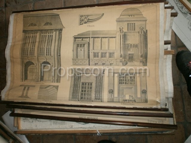 School poster - Architectural elements