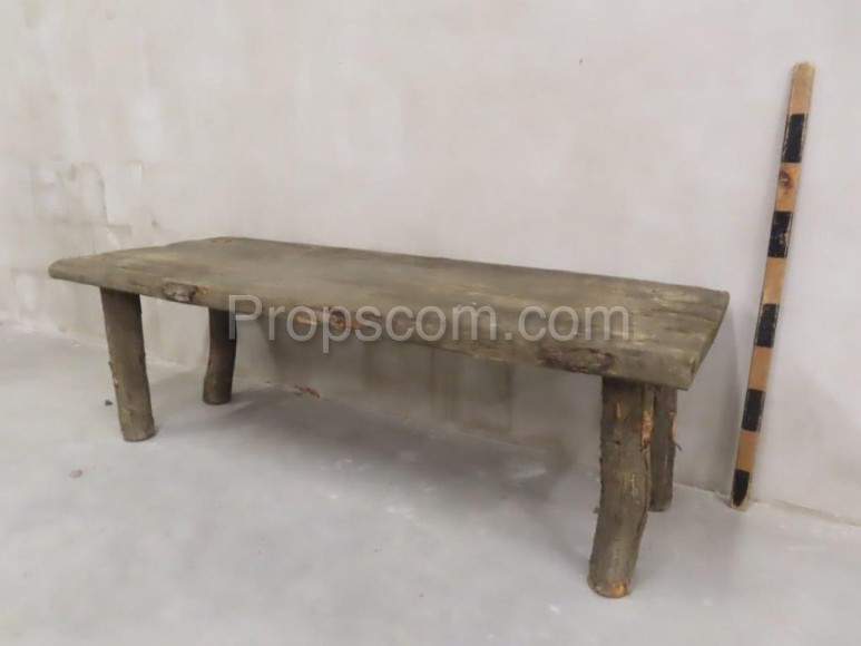 Wooden bench