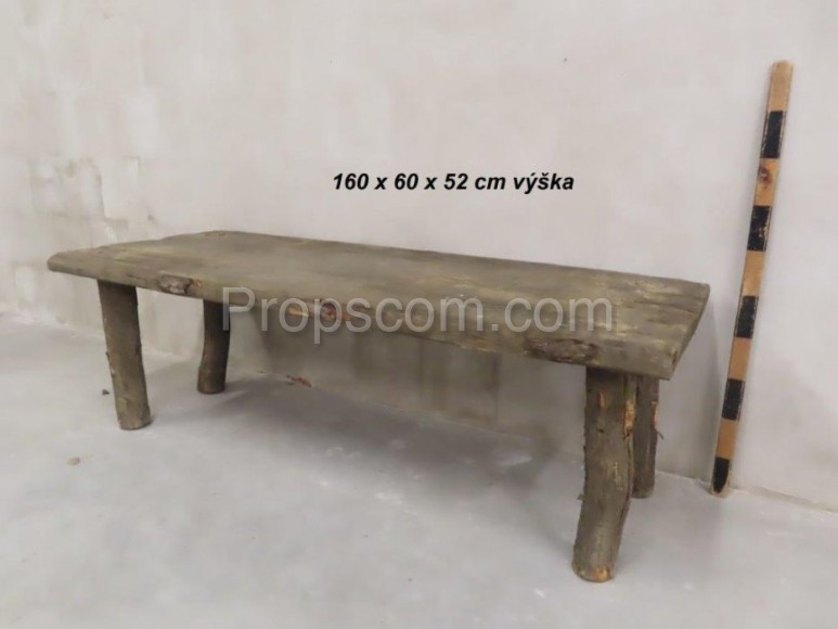 Wooden bench