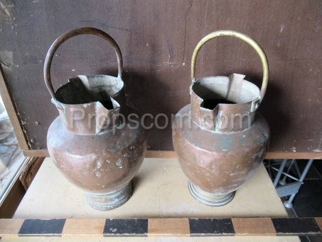Copper watering cans