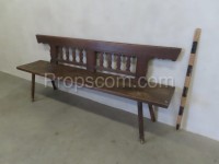 Wooden bench