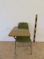 Školní lavice zelená 