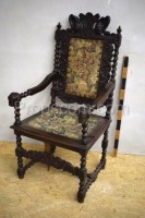 Carved armchair