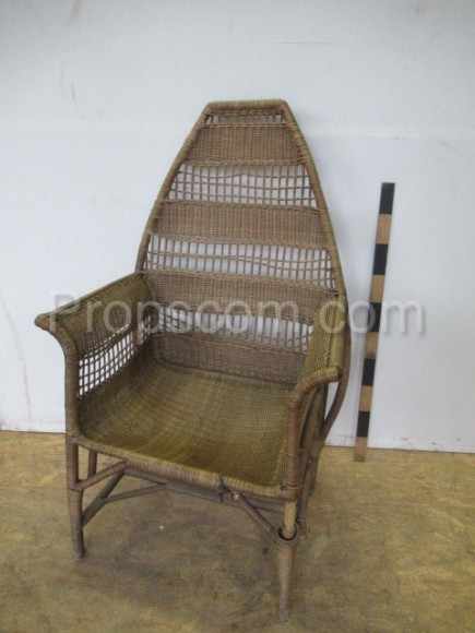 Wicker armchair