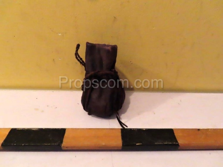 Leather bag for gold coins