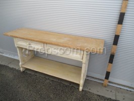 Bench with drawers