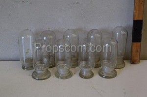 Flasks for chemical laboratory empty