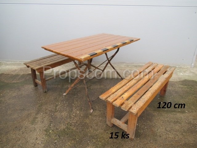 Garden folding table