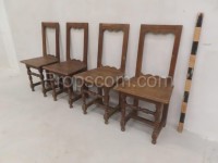 Wooden chairs