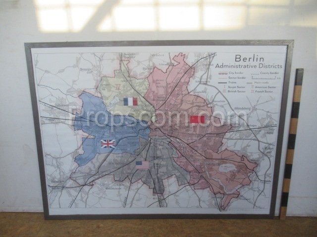 Mapa Berlín