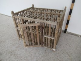 Wooden cage