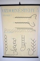 School poster - Decorative stitches 5