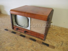 Television with radio and turntable