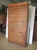 Large filing cabinet with shutter