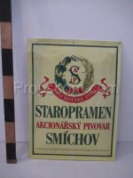 Advertising plastic signs: Staropramen