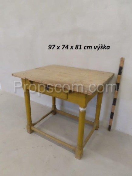 Wooden table with legs 