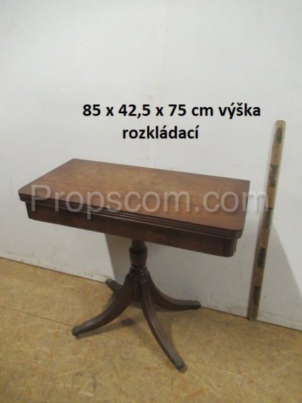 Wooden folding table