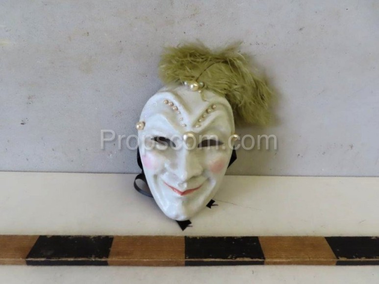 Carnival mask white