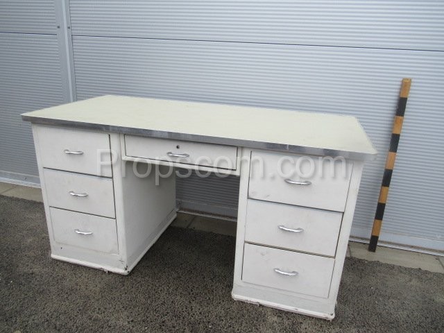 White desk