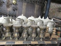 Brass candlesticks