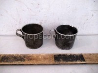 Tin mugs