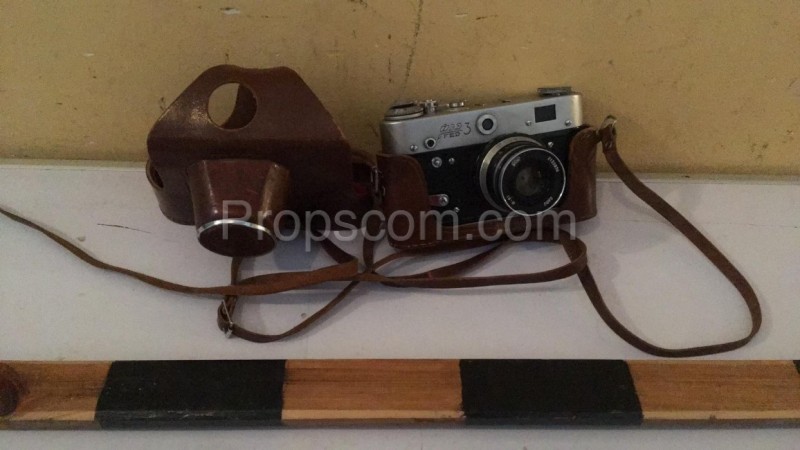 Old camera with case