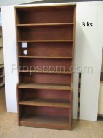 Wooden tall shelf