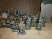 Tin figurines