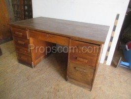 Wooden bright desk