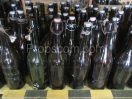 Old beer bottles