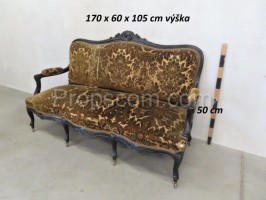 Gepolstertes Sofa