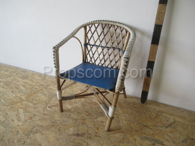 Wicker armchair