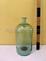 Green glass bottle