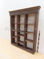 Solid dark bookcase