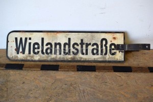 Hinweisschilder: Wielandsstraße