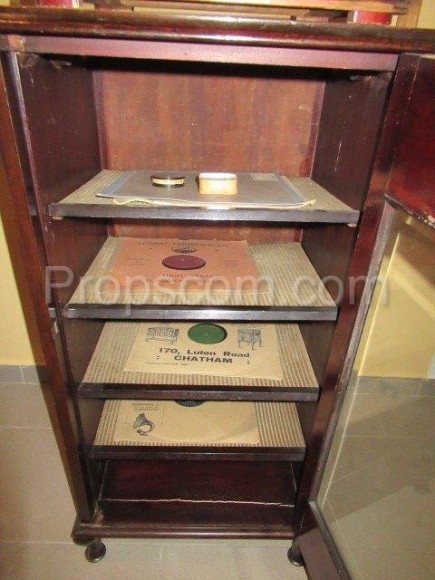 Old gramophone with cabinet