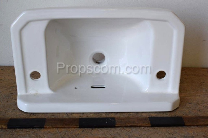 White washbasin