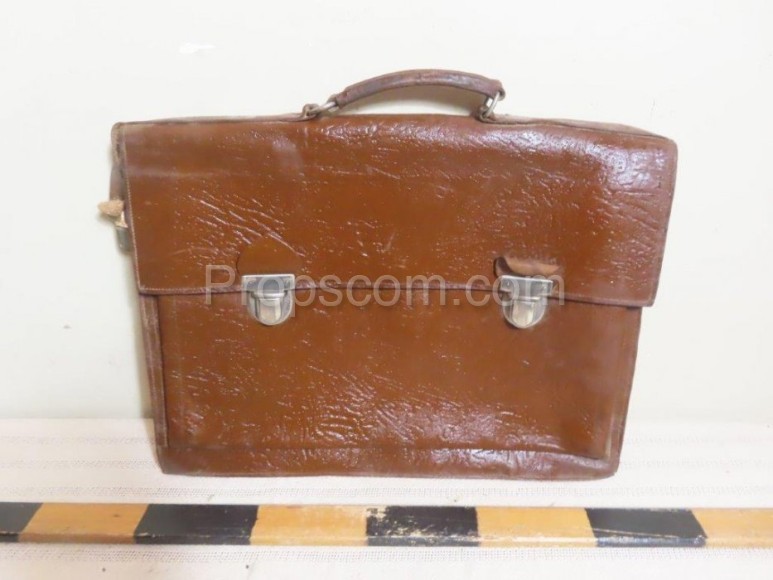 Leather briefcase