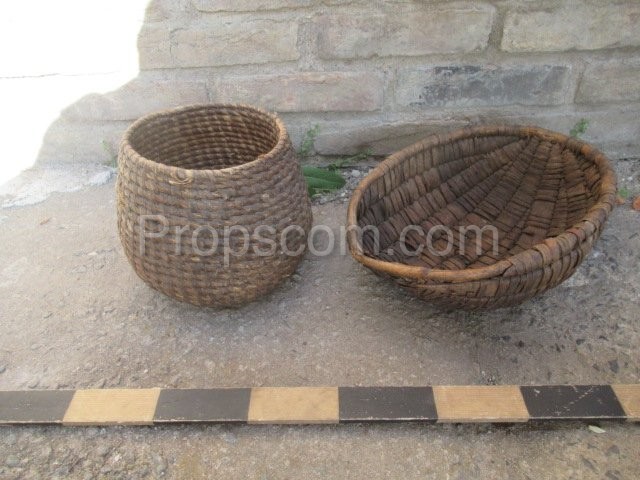 Wicker basket and container