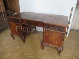 Wooden antique decorated desk