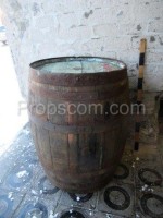 Barrel with forged hoops