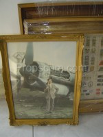 Photo of a gentleman in front of a plane