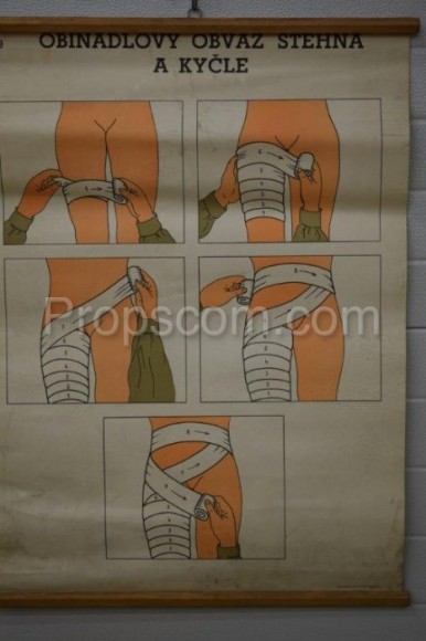 School poster - Thigh bandage