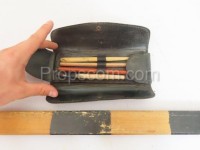 Leather pencil case