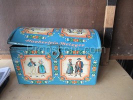 Tin money box