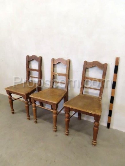 Wooden chairs