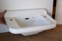 White washbasin