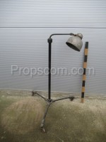 Mobile Metalllampe grau