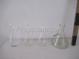 Conical fraction flasks